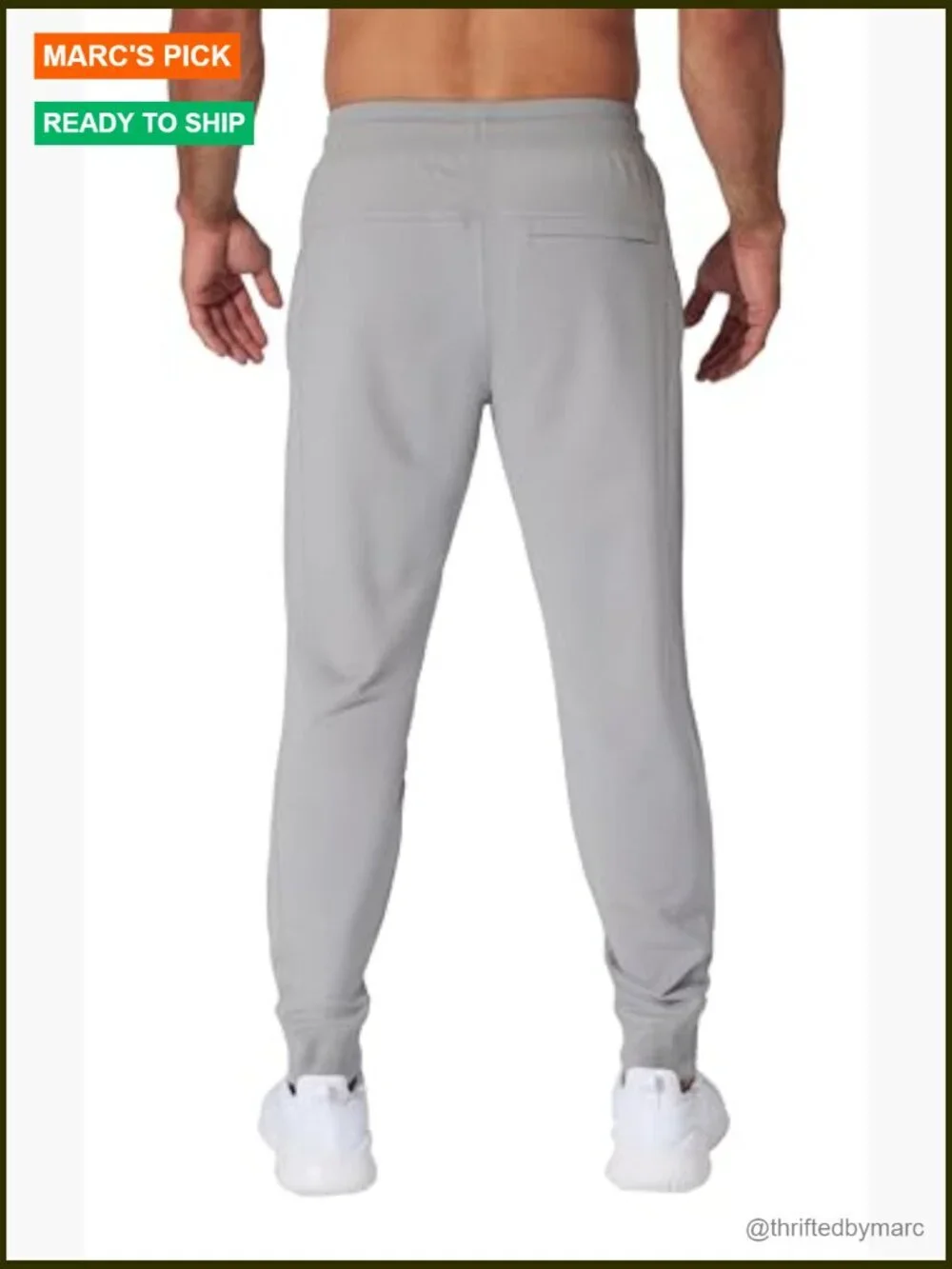 Men's Tactical Side Pocket Jogger Pants - Cargo Joggers with Zipper Pockets